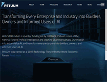 Tablet Screenshot of petuum.com